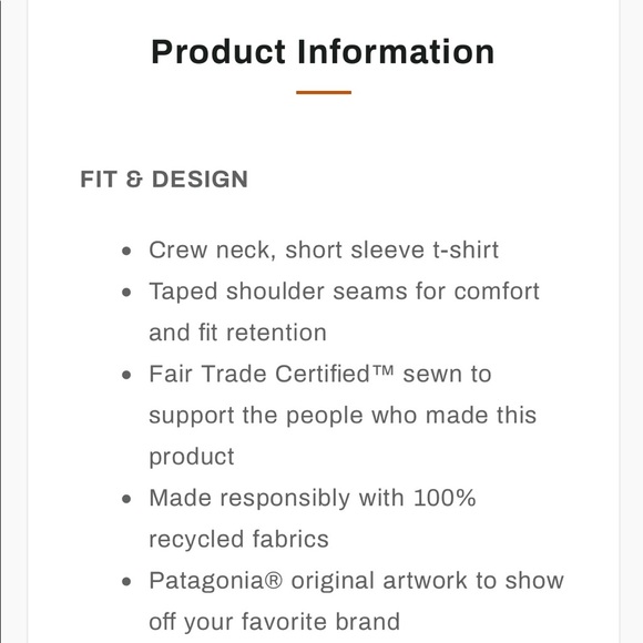 🆕 Patagonia Men Roy Pitz Responsibili Tee • NWT🆕 - Picture 7 of 7